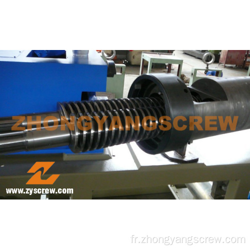 Double vis conique et baril pour tuyau en PVC (ZYT338)